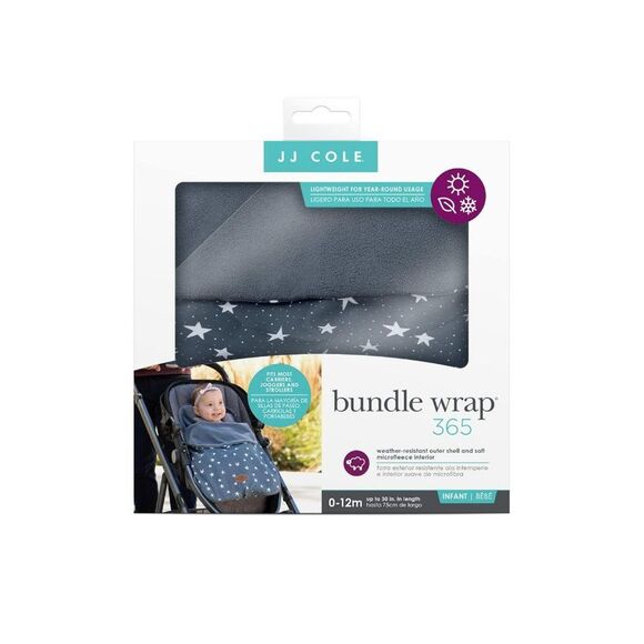 JJ Cole Bundle Wrap 365 Infant Star Infant Car Seat Stroller Cover NWT - Picture 9 of 9